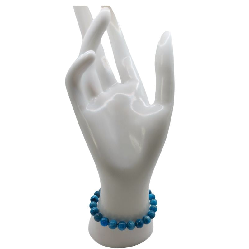 Bracelet Extensible en Pierres Naturelles - Apatite - Litho Natura