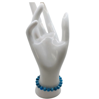 Bracelet Extensible en Pierres Naturelles - Apatite - Litho Natura