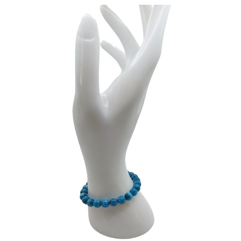 Bracelet Extensible en Pierres Naturelles - Apatite - Litho Natura