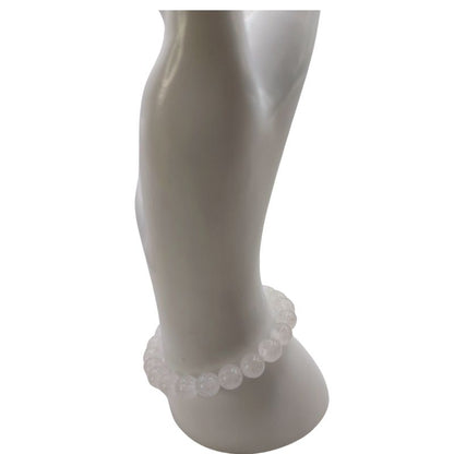 Bracelet Extensible en Pierres Naturelles - Cristal de Roche - Litho Natura