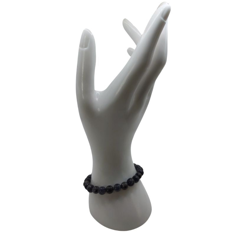 Bracelet Extensible en Pierres Naturelles - Iolite - Litho Natura