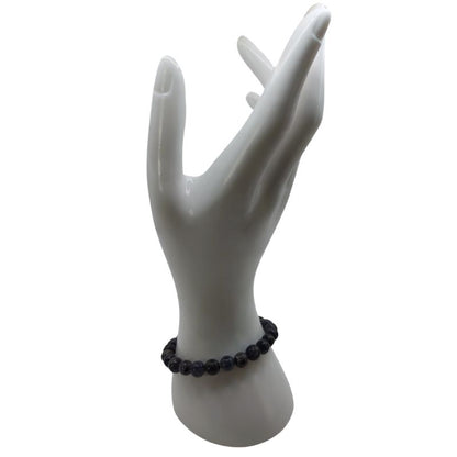 Bracelet Extensible en Pierres Naturelles - Iolite - Litho Natura