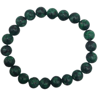 Bracelet Extensible en Pierres Naturelles - Zoïsite - Litho Natura