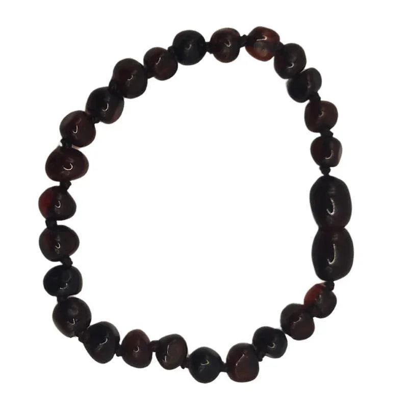 Bracelet Bébé Ambre Cérise - Qualité AA - Litho Natura