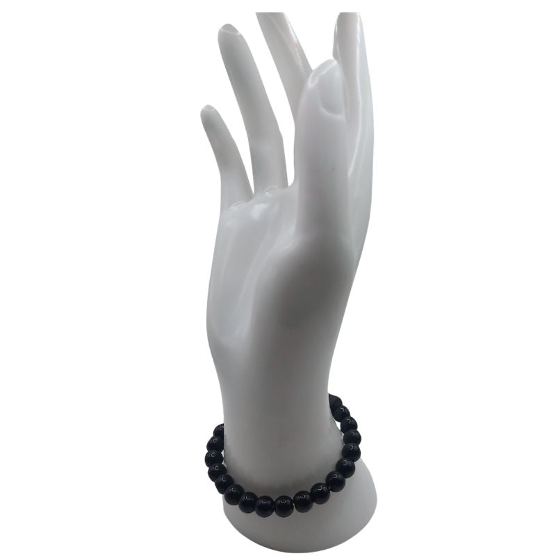 Bracelet Constellation Taureau en Onyx Noir - Unisexe - Litho Natura