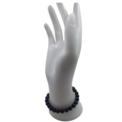 Bracelet Constellation Taureau en Onyx Noir - Unisexe - Litho Natura