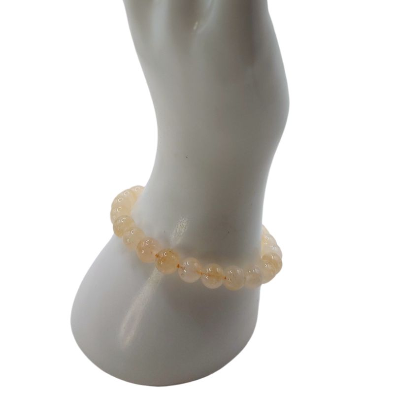 Bracelet Extensible en Pierres Naturelles - Citrine - Litho Natura