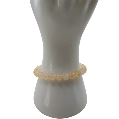 Bracelet Extensible en Pierres Naturelles - Citrine - Litho Natura