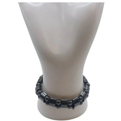 Bracelet Unisexe en Hématite - Protection Énergétique - Litho Natura