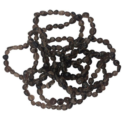 Bracelet en Obssidienne Naturelle en pierres taillées pour Enfants - Litho Natura