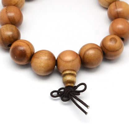 Bracelet Mala Extensible en Bois de Santos - Pêche - Litho Natura