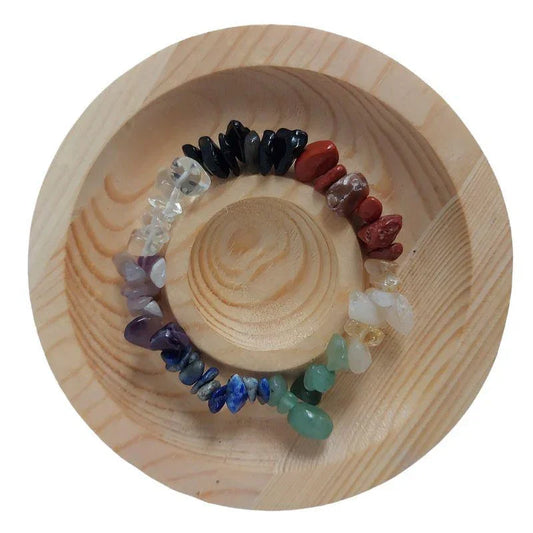 Bracelet Baroque au 7 Chakras pour Enfants - Litho Natura