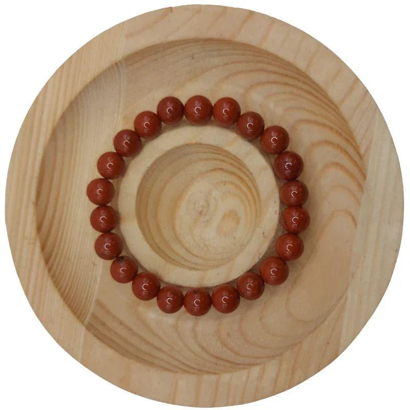 Bracelet en Jaspe Rouge pour Enfants - Litho Natura