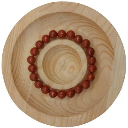 Bracelet en Jaspe Rouge pour Enfants - Litho Natura