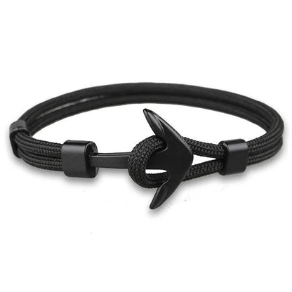 Bracelet Unisexe en Double Corde Tressée avec Obsidienne – Élégance et Protection - Litho Natura