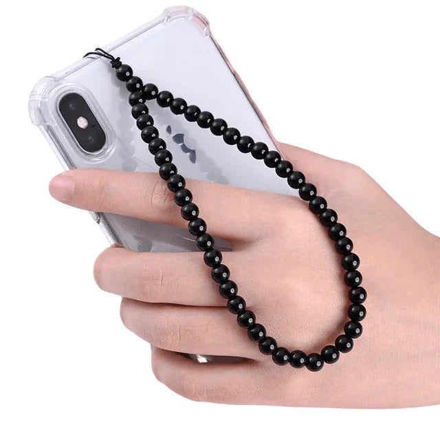 Chaîne de Téléphone en Pierres Naturelles - Élégance et Énergie - Litho Natura