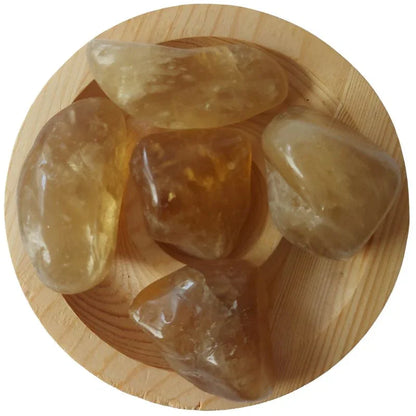 Pierres Naturelles Roulées Citrine - Qualité A - Litho Natura