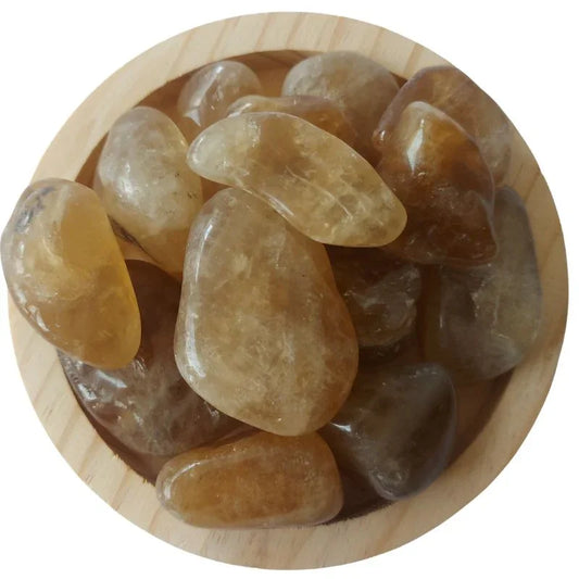 Pierres Naturelles Roulées Citrine - Qualité A - Litho Natura