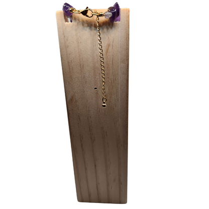 Collier Chips en Améthyste – Protection & Sérénité