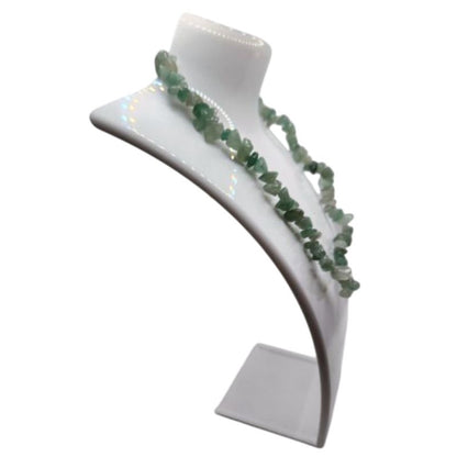 Collier Chips en Aventurine Verte – Protection & Sérénité