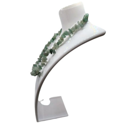 Collier Chips en Aventurine Verte – Protection & Sérénité