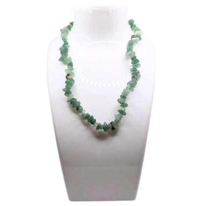 Collier Chips en Aventurine Verte – Protection & Sérénité