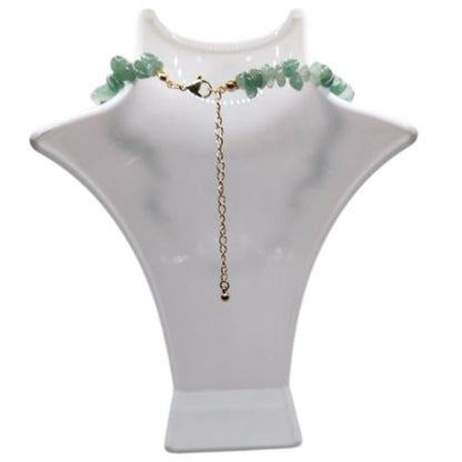 Collier Chips en Aventurine Verte – Protection & Sérénité