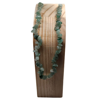 Collier Chips en Aventurine Verte – Protection & Sérénité