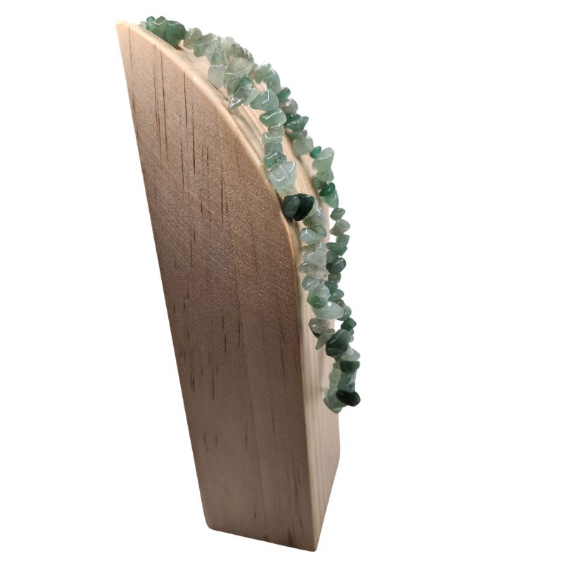 Collier Chips en Aventurine Verte – Protection & Sérénité