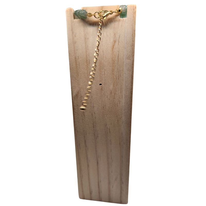 Collier Chips en Aventurine Verte – Protection & Sérénité