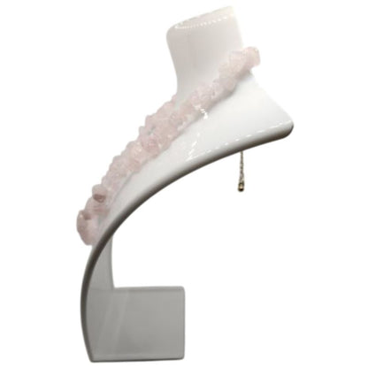 Collier Chips en Quartz Rose – Protection & Sérénité