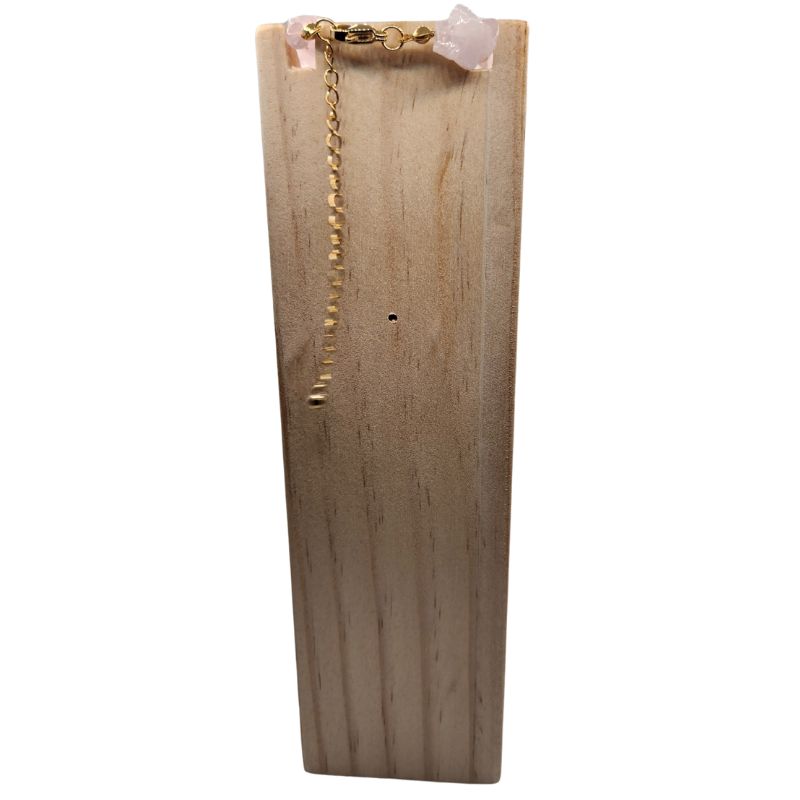 Collier Chips en Quartz Rose – Protection & Sérénité