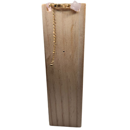 Collier Chips en Quartz Rose – Protection & Sérénité