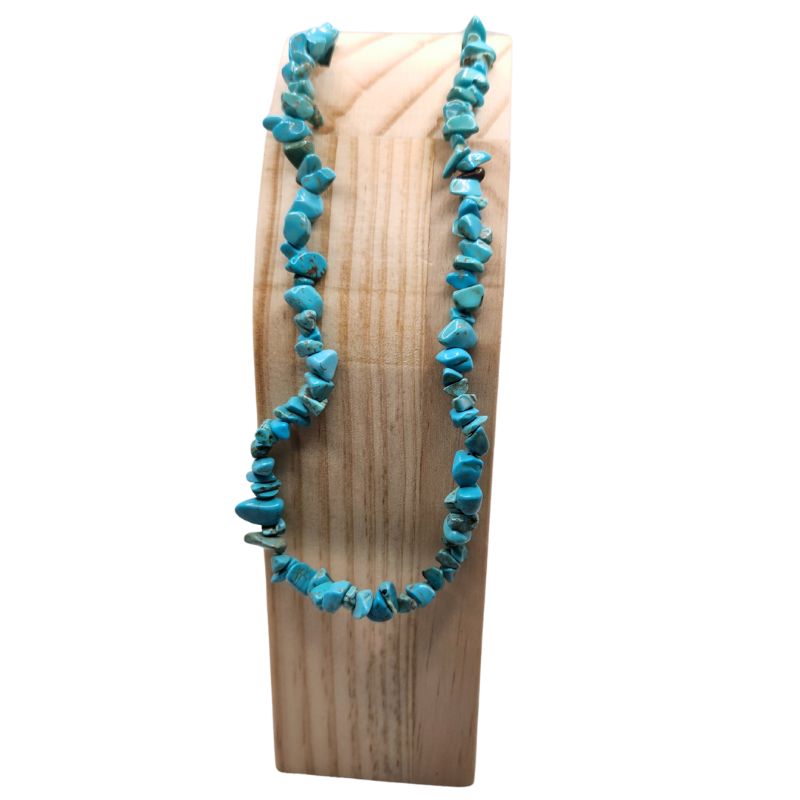 Collier Chips en Turquoise – Protection & Sérénité