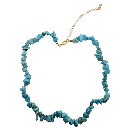 Collier Chips en Turquoise – Protection & Sérénité