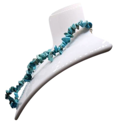 Collier Chips en Turquoise – Protection & Sérénité