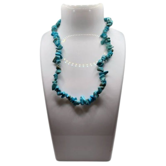 Collier Chips en Turquoise – Protection & Sérénité