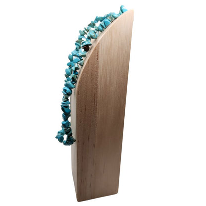 Collier Chips en Turquoise – Protection & Sérénité