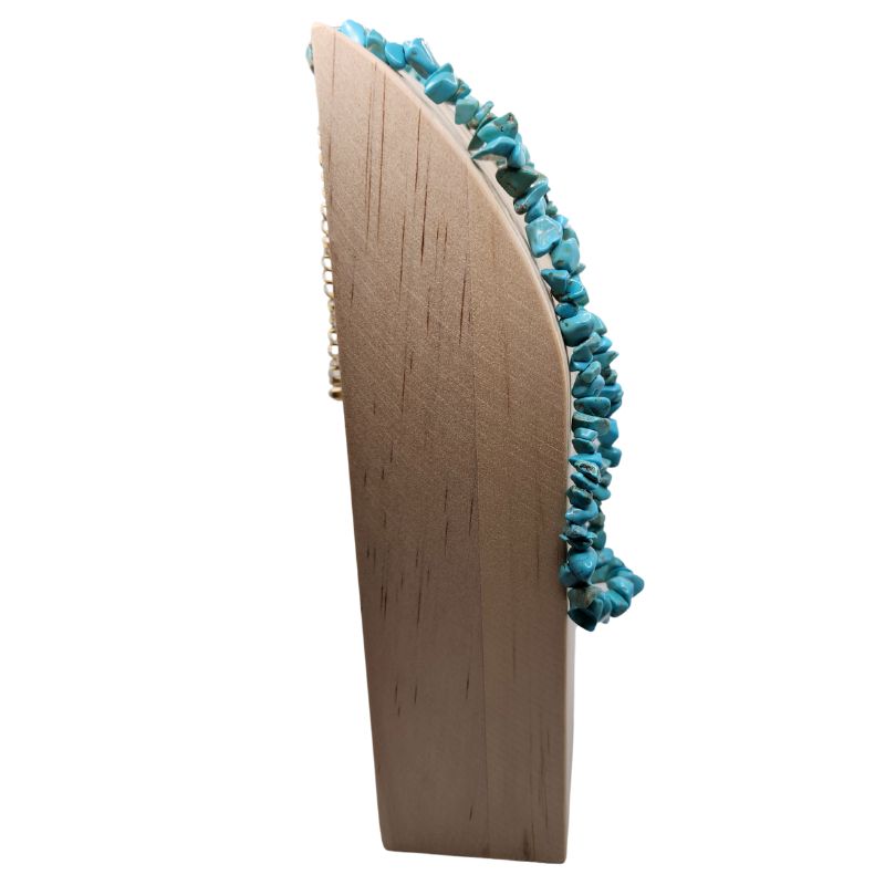 Collier Chips en Turquoise – Protection & Sérénité