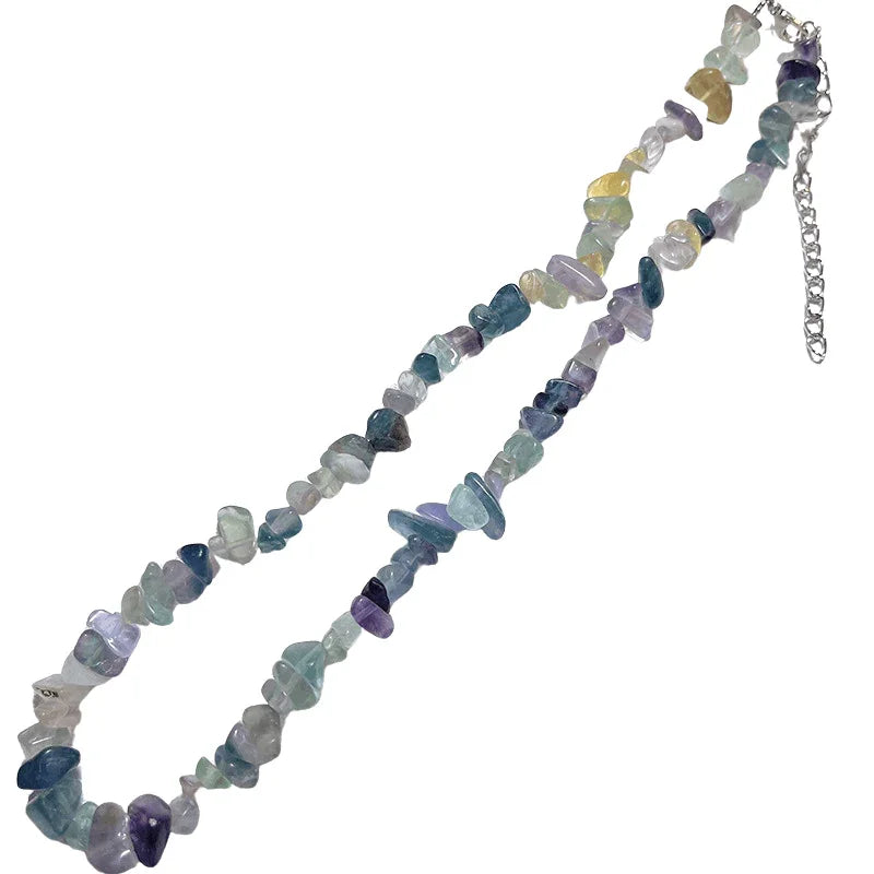 Collier en Pierre Brute Naturelle - Énergie et Élégance - Litho Natura