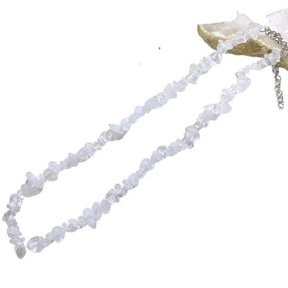 Collier en Pierre Brute Naturelle - Énergie et Élégance - Litho Natura