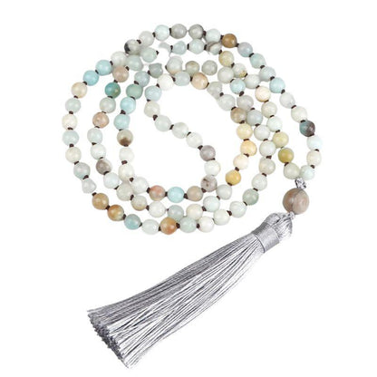 Collier Mala en Amazonite - Équilibre et Énergie - Litho Natura