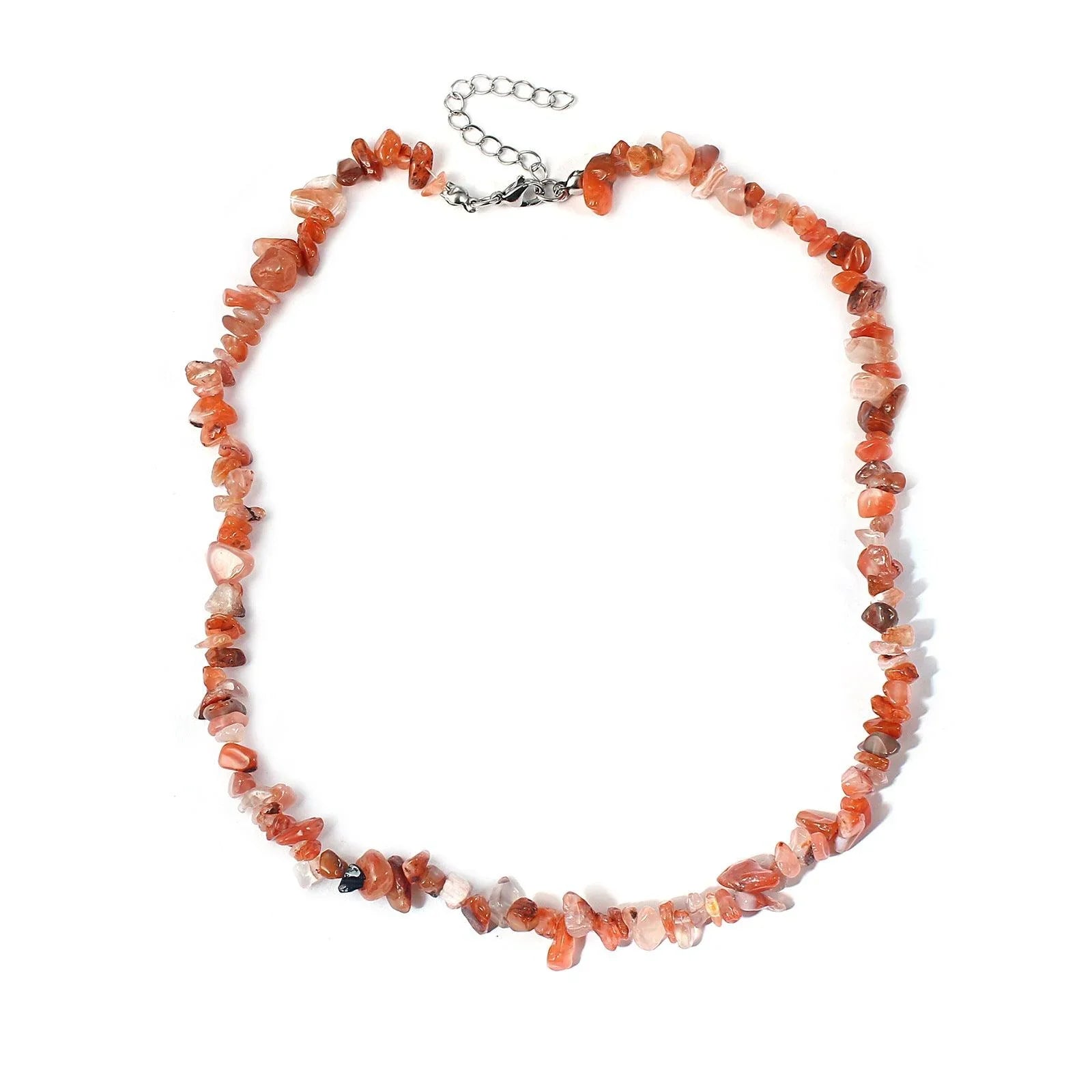 Collier en Pierre Brute Naturelle - Énergie et Élégance - Litho Natura