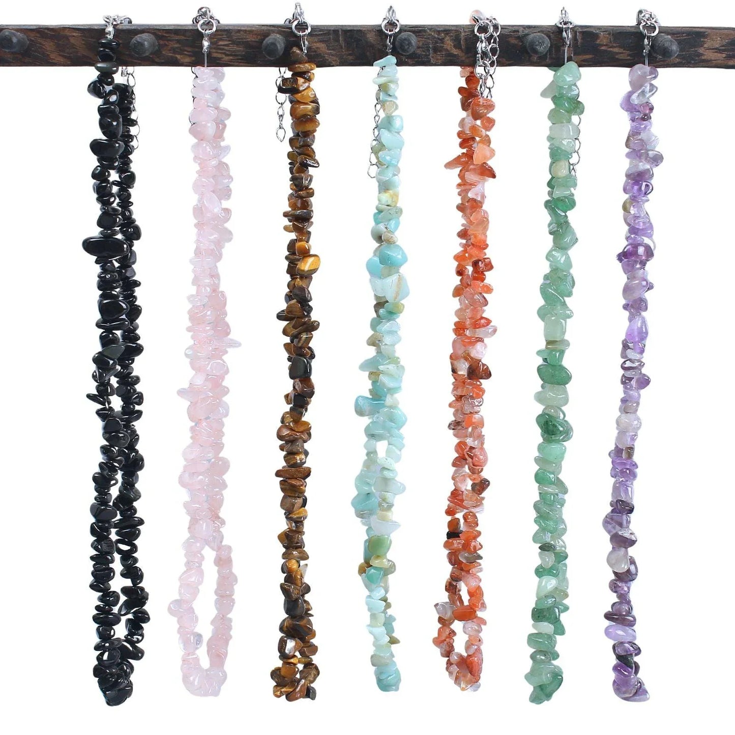 Collier en Pierre Brute Naturelle - Énergie et Élégance - Litho Natura