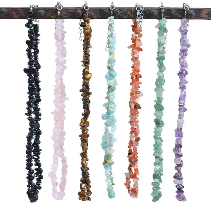 Collier en Pierre Brute Naturelle - Énergie et Élégance - Litho Natura