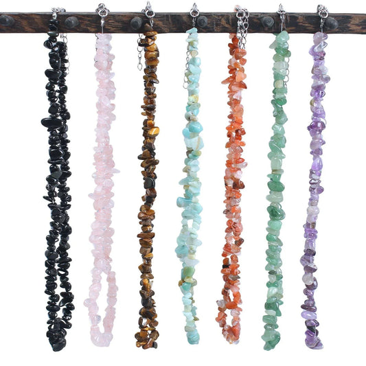 Collier en Pierre Brute Naturelle - Énergie et Élégance - Litho Natura