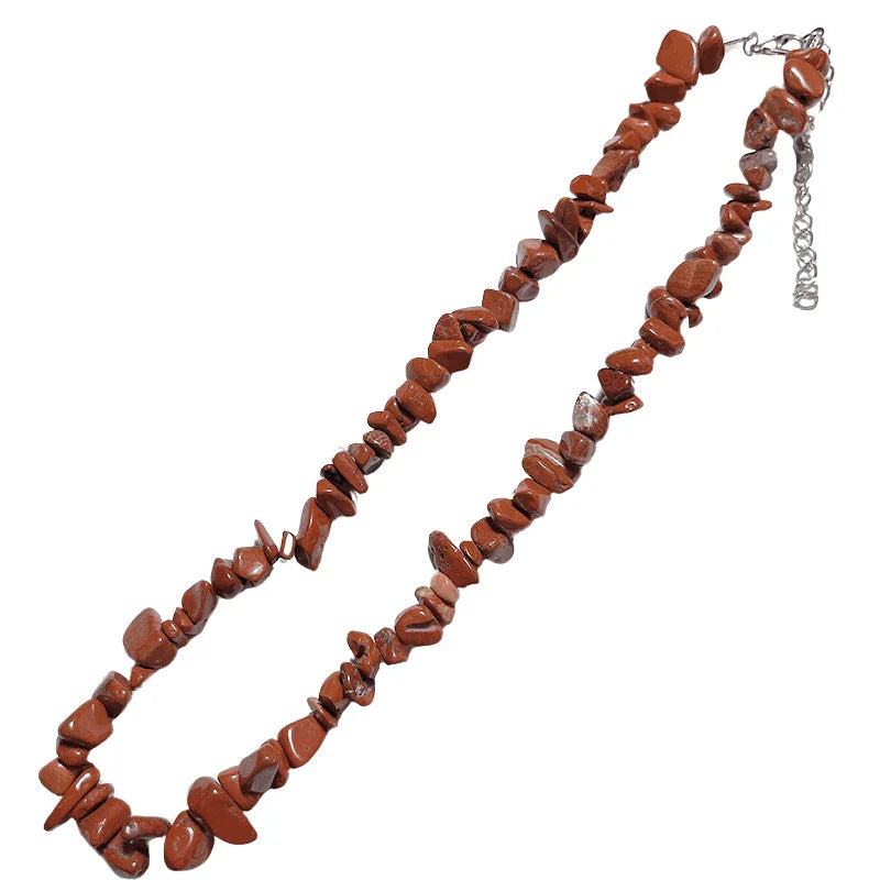 Collier en Pierre Brute Naturelle - Énergie et Élégance - Litho Natura