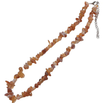 Collier en Pierre Brute Naturelle - Énergie et Élégance - Litho Natura