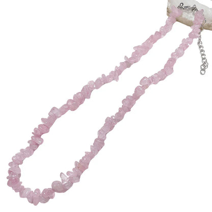 Collier en Pierre Brute Naturelle - Énergie et Élégance - Litho Natura