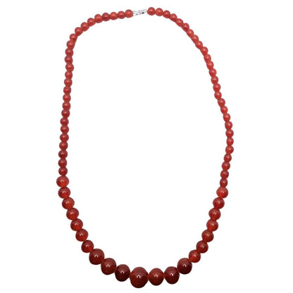 Collier en Cornaline Naturelle – Style Bohème Chic